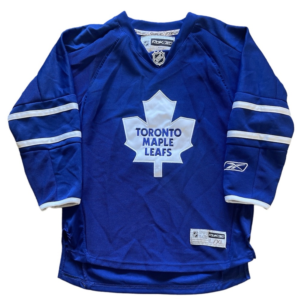 TORONTO MAPLE LEAFS Reebok NHL Boys Kids Hockey Jersey Size L/XL